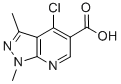 175201-94-21,3-二甲基-4-氯-1H-吡唑[3,4-b]并吡啶-5-甲酸
