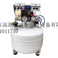医用空压机小型220V静音实验室无油高压空气压缩机迪新气泵