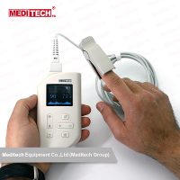 麦迪特手持式脉搏血氧仪Fos2Plus显示动脉血氧饱和度数值